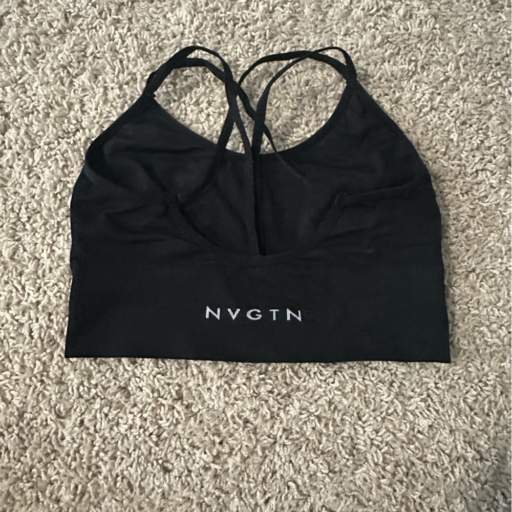 NVGTN Flourish seamless bra black size M